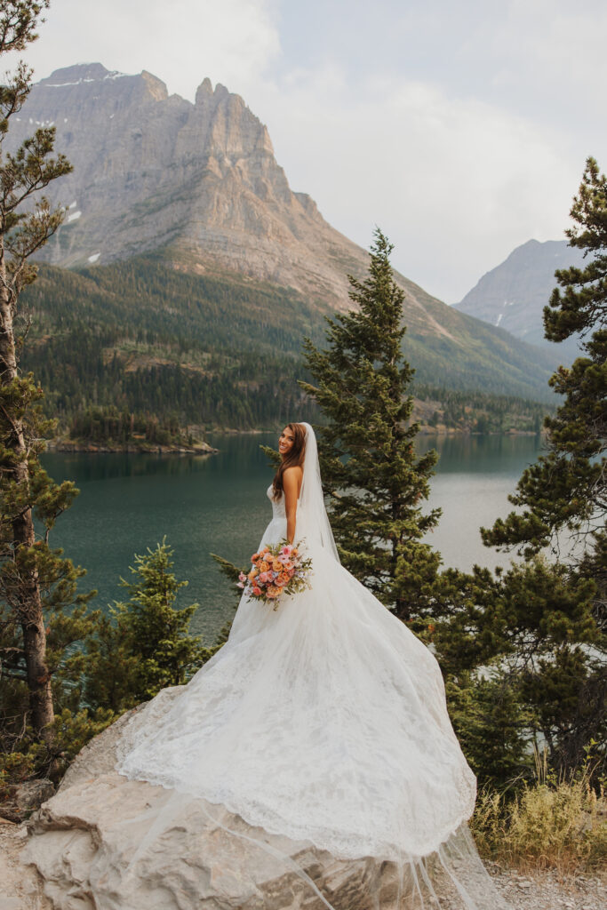 bridal portraits at sun point